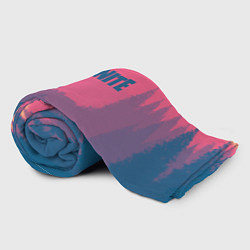 Плед флисовый Fortnite: Pink Sunrise, цвет: 3D-велсофт — фото 2