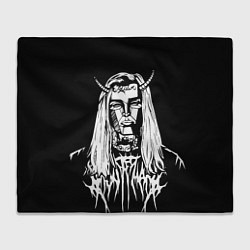 Плед флисовый Ghostemane: Devil, цвет: 3D-велсофт