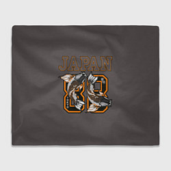 Плед флисовый Japan 88, цвет: 3D-велсофт