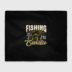 Плед Fishing is my Cardio