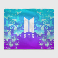 Плед BTS: Violet Butterflies