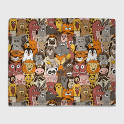 Плед Прикольные зверушки