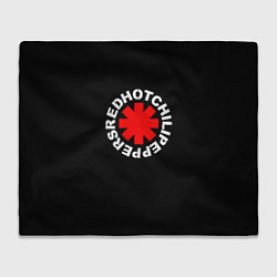 Плед Red Hot chili peppers logo on black