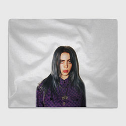 Плед флисовый BILLIE EILISH, цвет: 3D-велсофт