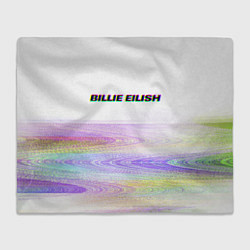 Плед BILLIE EILISH: White Glitch