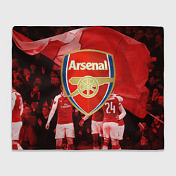 Плед флисовый Arsenal, цвет: 3D-велсофт