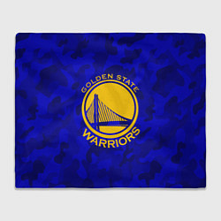 Плед флисовый GOLDEN STATE WARRIORS, цвет: 3D-велсофт