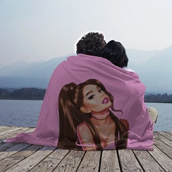 Плед флисовый Ariana Grande Ариана Гранде, цвет: 3D-велсофт — фото 2