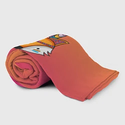 Плед флисовый Лиса Индеец, цвет: 3D-велсофт — фото 2