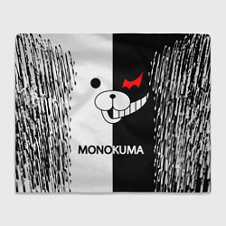 Плед флисовый MONOKUMA, цвет: 3D-велсофт