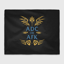 Плед флисовый ADC of AFK, цвет: 3D-велсофт