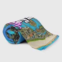 Плед флисовый GRAND THEFT AUTO:VICE CITY, цвет: 3D-велсофт — фото 2
