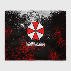 Плед флисовый UMBRELLA CORP, цвет: 3D-велсофт