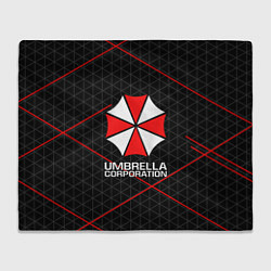 Плед флисовый UMBRELLA CORP, цвет: 3D-велсофт