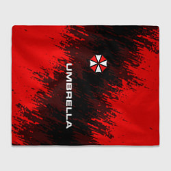 Плед флисовый UMBRELLA CORPORATION, цвет: 3D-велсофт