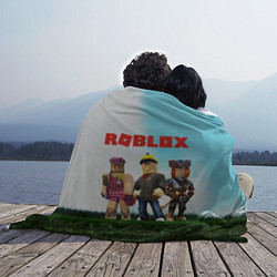 Плед флисовый ROBLOX, цвет: 3D-велсофт — фото 2