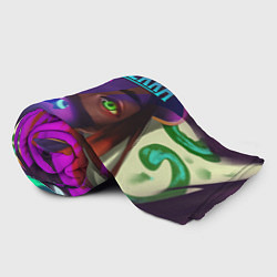 Плед флисовый Legends of Runeterra, цвет: 3D-велсофт — фото 2