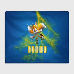 Плед флисовый Sonic - Майлз Тейлз, цвет: 3D-велсофт