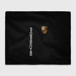 Плед флисовый PORSCHE, цвет: 3D-велсофт
