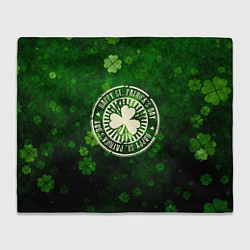 Плед флисовый ДЕНЬ СВЯТОГО ПАТРИКА, цвет: 3D-велсофт