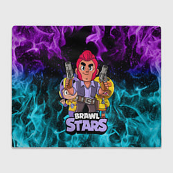 Плед флисовый BRAWL STARS COLT, цвет: 3D-велсофт