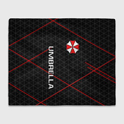 Плед флисовый UMBRELLA CORP, цвет: 3D-велсофт