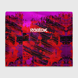 Плед флисовый Roblox, цвет: 3D-велсофт