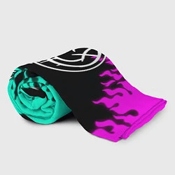 Плед флисовый Blink-182 5, цвет: 3D-велсофт — фото 2