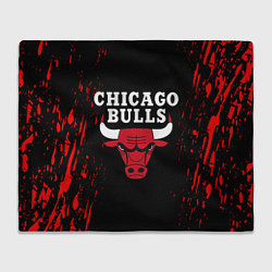 Плед флисовый CHICAGO BULLS, цвет: 3D-велсофт