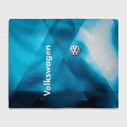 Плед флисовый VOLKSWAGEN, цвет: 3D-велсофт