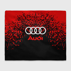 Плед флисовый AUDI, цвет: 3D-велсофт
