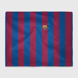Плед флисовый FC Barcelona 2021, цвет: 3D-велсофт