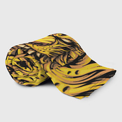 Плед флисовый Тигровая маска Ханья, цвет: 3D-велсофт — фото 2
