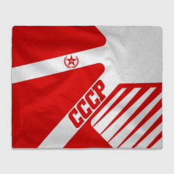 Плед флисовый СССР, цвет: 3D-велсофт