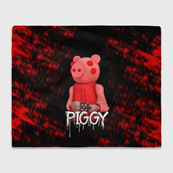 Плед флисовый Roblox Piggy, цвет: 3D-велсофт