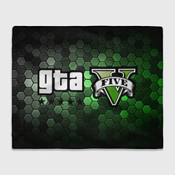 Плед флисовый GTA 5 ГТА 5, цвет: 3D-велсофт