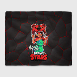 Плед флисовый Nita Brawl Stars, цвет: 3D-велсофт