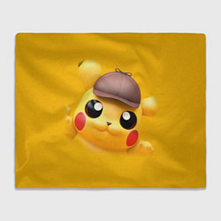 Плед флисовый Pikachu Pika Pika, цвет: 3D-велсофт