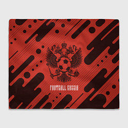 Плед флисовый FOOTBALL RUSSIA Футбол, цвет: 3D-велсофт