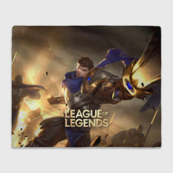 Плед флисовый League of legends Гарен, цвет: 3D-велсофт