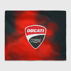 Плед Ducati Corse logo