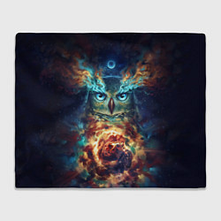 Плед Сова Космос