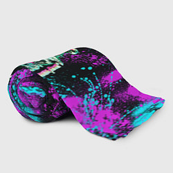 Плед флисовый Siren Head - Ultra Glitch, цвет: 3D-велсофт — фото 2