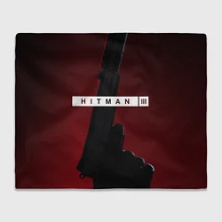 Плед флисовый Hitman III, цвет: 3D-велсофт