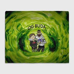 Плед флисовый Репер - OG Buda, цвет: 3D-велсофт