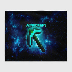 Плед флисовый Minecraft, цвет: 3D-велсофт