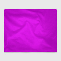 Плед флисовый Маджента без рисунка, цвет: 3D-велсофт