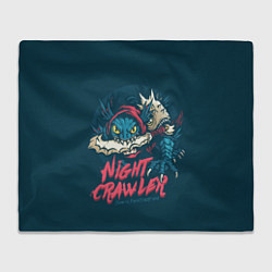Плед флисовый Night Crawler Dota 2, цвет: 3D-велсофт