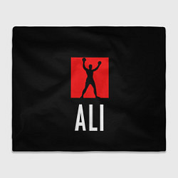Плед флисовый Muhammad Ali, цвет: 3D-велсофт