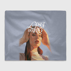 Плед флисовый Lana del rey, цвет: 3D-велсофт